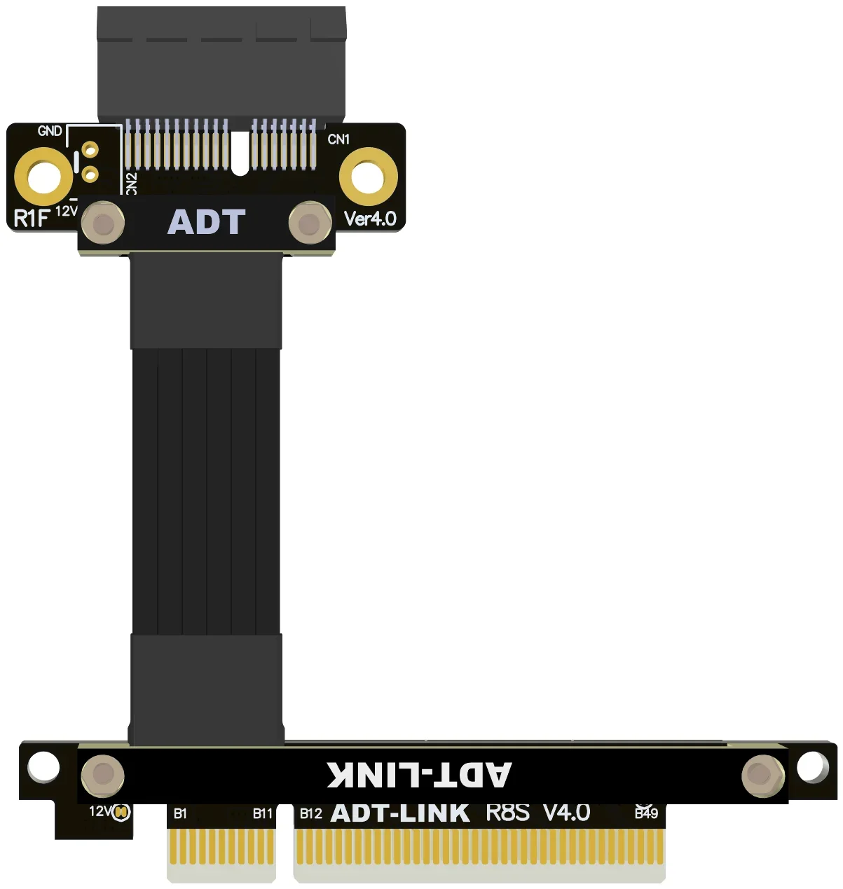 ADT-Link Male to Female PCIe 4.0 X8 to X1 Graphics Card Extension Cable 16Gbps Adapter rtx5080 egpu dock thunderbolt 2 gaming pc