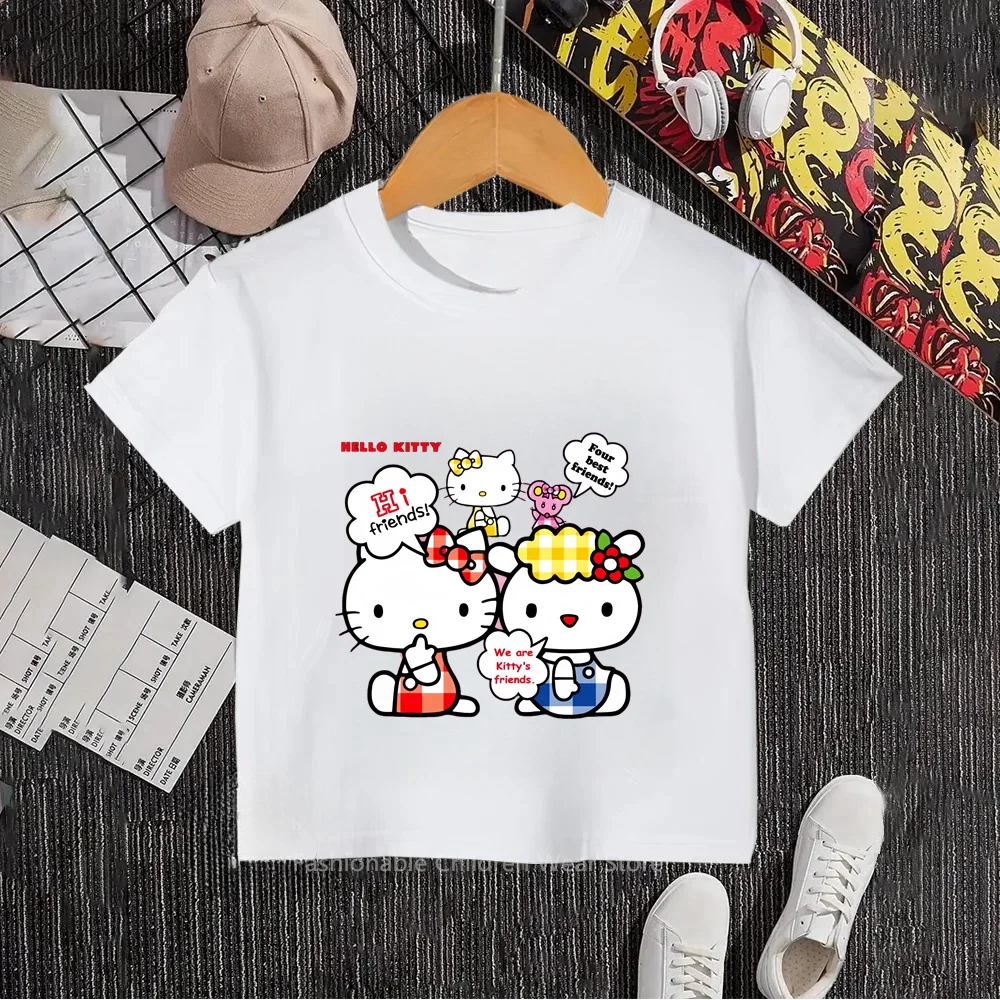 Kawaiiest Hello Kitty Casual Chic Trendiest Summer Styles for Boys and Girls Animest Prints Ultra Casual Japanesest Fashion