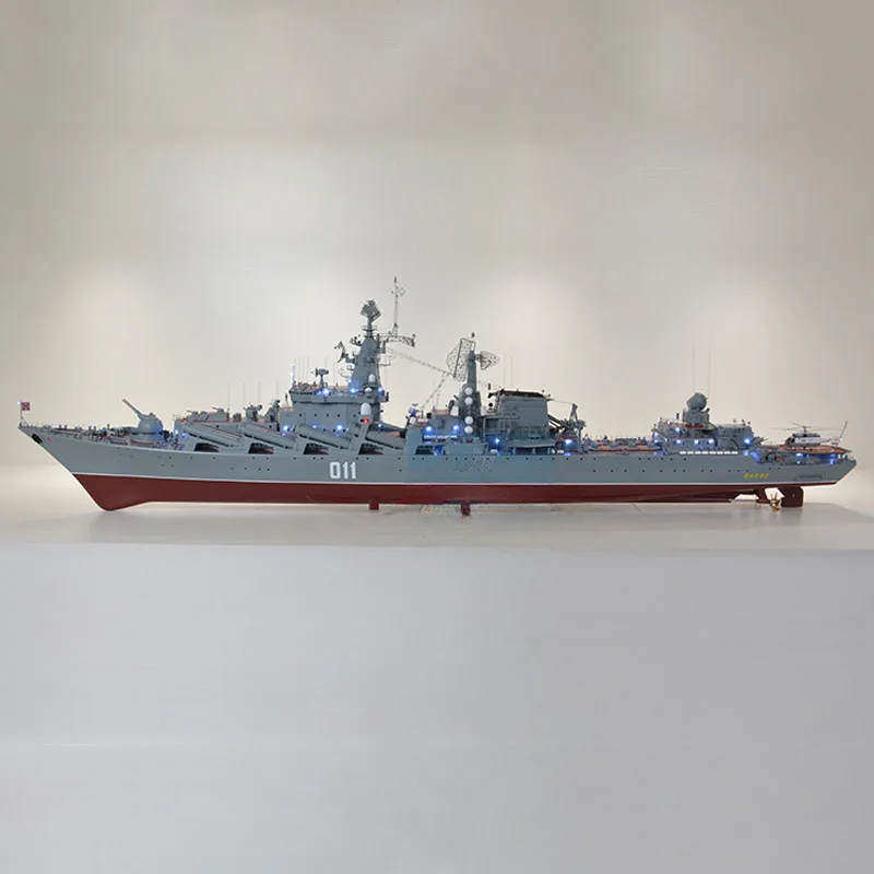 1/100 Russian Glorious Class Cruiser Remote Control Model Finished Navy Warship Kit Assembled Toy Gift DIY RC Ship Model Kit