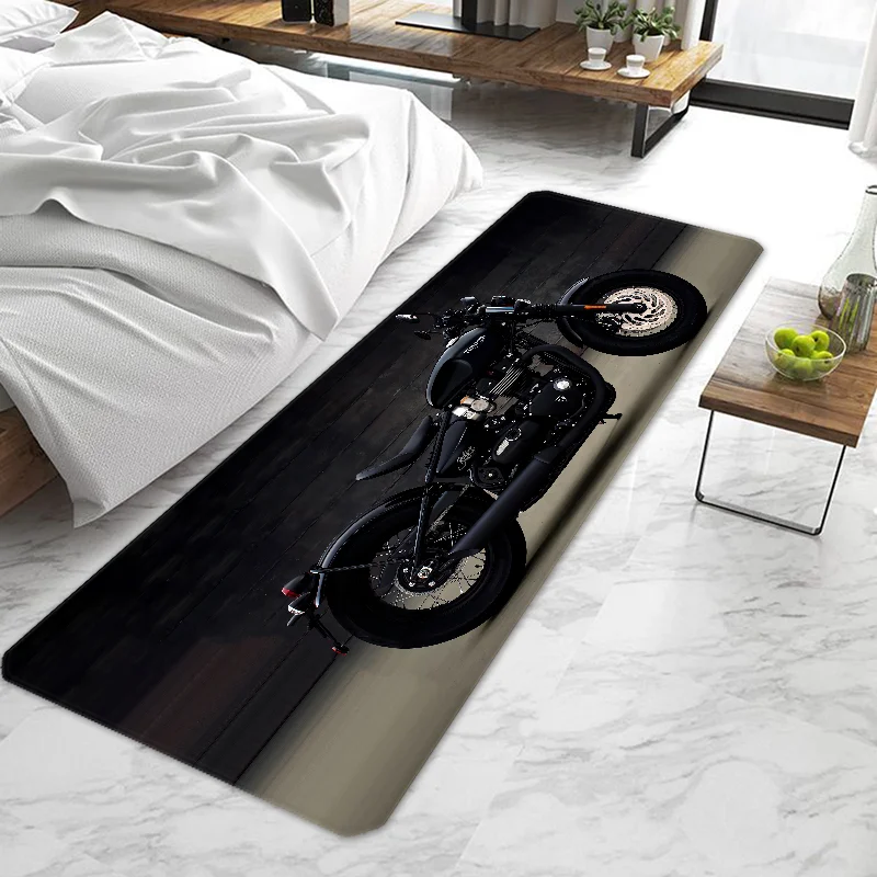 Triumphs Motorcycles logo Mat Entrance Doormat Non-slip Washable Kitchen Carpet Living Room Hallway Rugs Door Mats Bathroom Bath