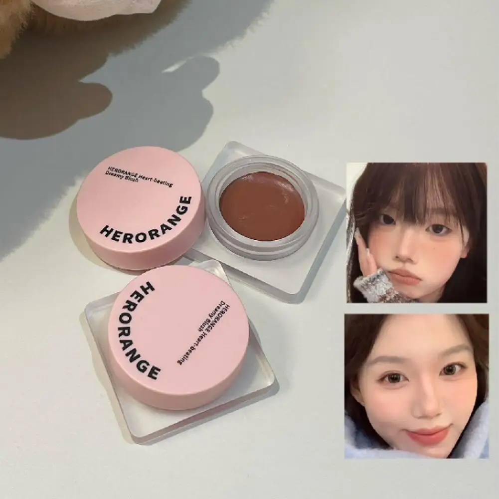 1pcs 모노크롬 블러쉬 매트 천연 뺨 컬러 브라이트닝 페이스 방수 페이셜 컨투어링 메이크업 블러쉬 파우더 소프트 메이크업