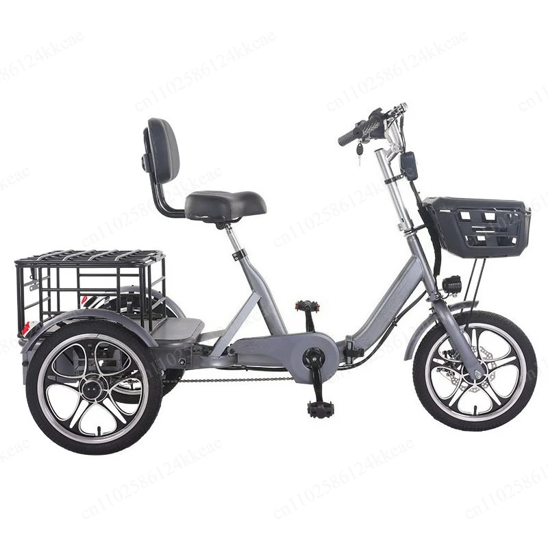 New electric tricycle transportation bicycle folding cycling adult household small bicycle