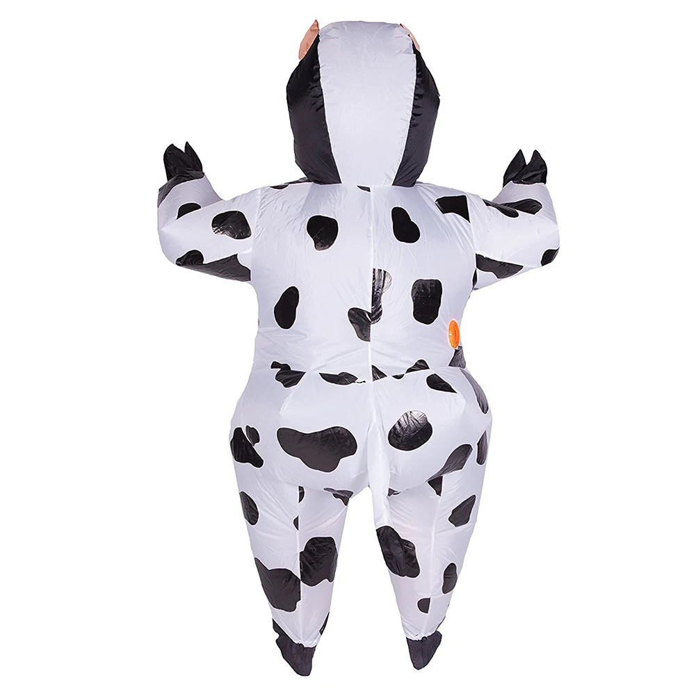 Animal Cow Cosplay Inflatable Costume Funny Full Body Air Blow Up Party Celebration Fancy Dress Mascot For Birthday Party New