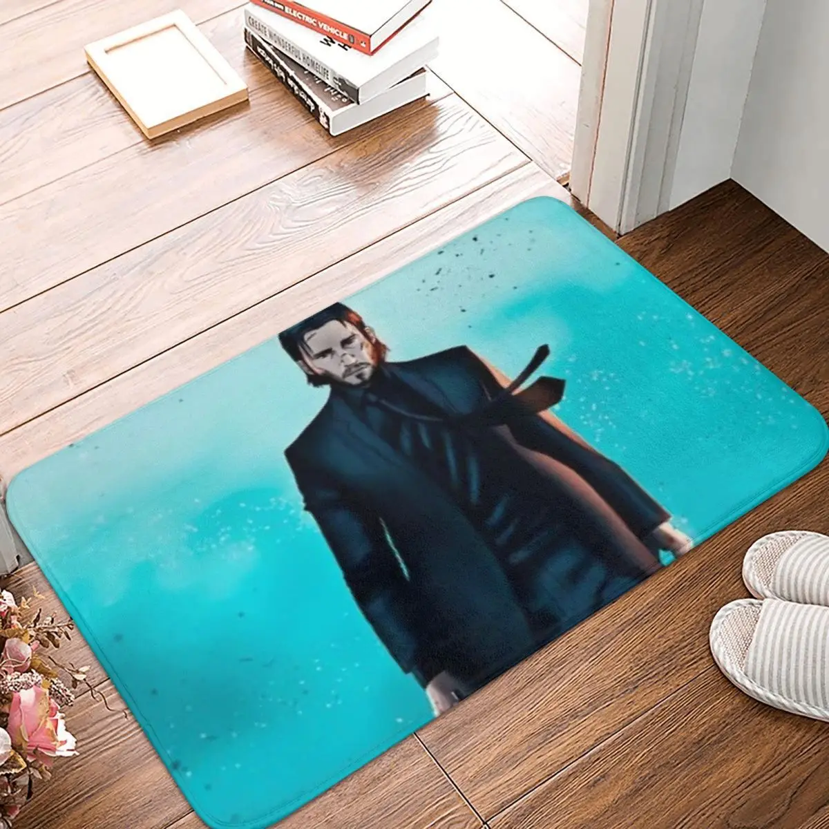 John Wick Bathroom Mat Seaworld Man Doormat Kitchen Carpet Outdoor Rug Home Decor