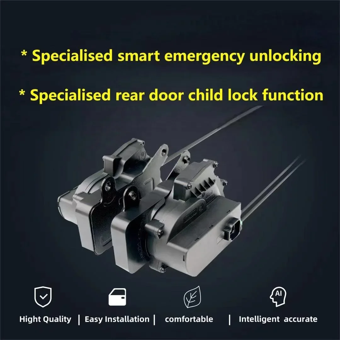 vehicle four-door electric suction door soft closer system car slide latch commuter lock outlander for TOYOTAs FORTUNER