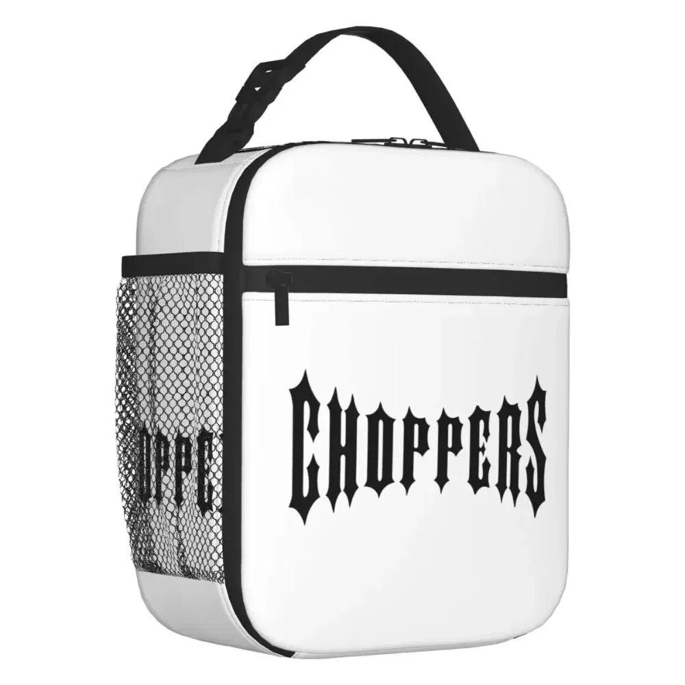 

West Coast Cross Choppers Thermal Insulated Lunch Bag Women Resuable Lunch Tote for School Multifunction Food Box