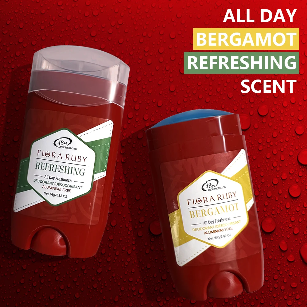 فلورا روبي 68 جرام عصا مزيل الروائح الكريهة للرجال 48 ساعة، مزيل الروائح الكريهة، رائحة تدوم طويلاً، يزيل الرائحة ومزيل الروائح تحت الإبط #4