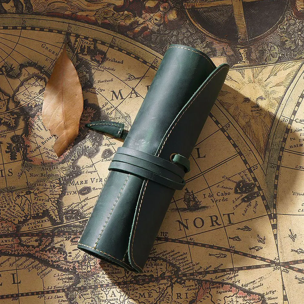 custodia-per-penna-vintage-retro-verde-oliva-custodia-fatta-a-mano-per-penna-a-sfera-con-penna-stilografica-organizer-professionale