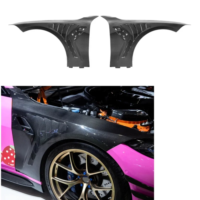 

Для BMW M4 G82 2020+ Накладки на передние крылья в стиле TK из 100% сухого карбона