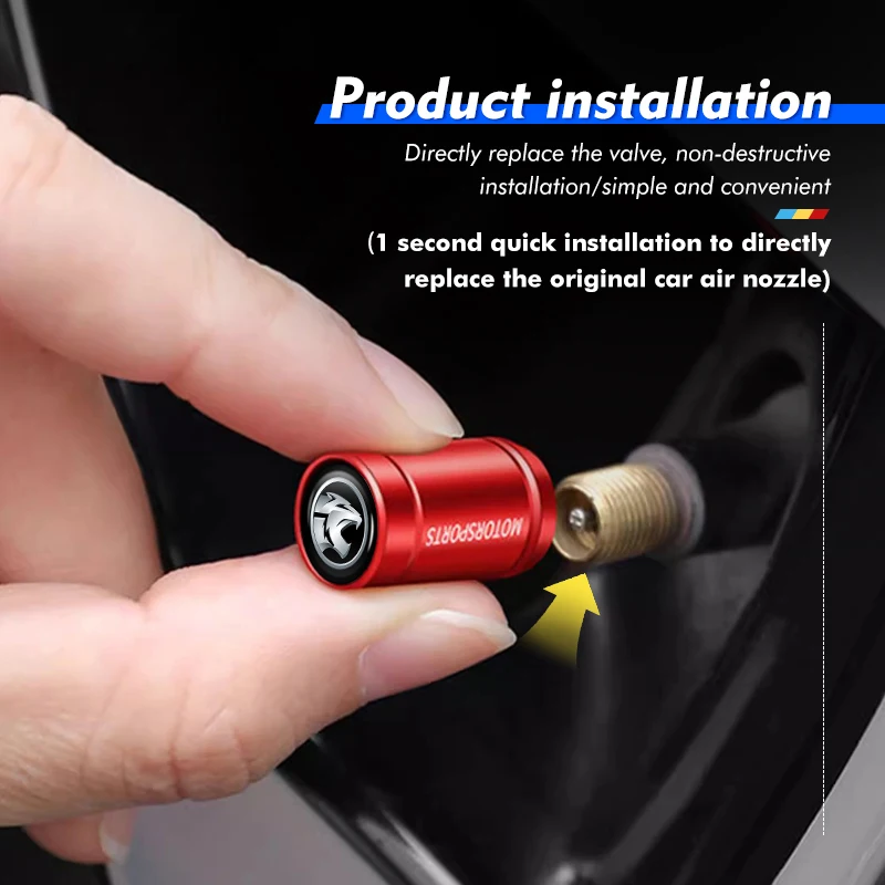 غطاء صمام عجلة سيارة من سبائك الألومنيوم ، ملحقات ، بروتون إكسورا ، بريف ساغا ، واجا ، X50 ، X70 ، سوبريما S ، ساتريا ، 3D ، 4 #4