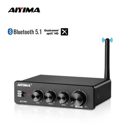 Усилитель мощности AIYIMA Audio A01 PRO A01 TPA3116D2, Bluetooth Hi-Fi усилитель звука, стерео, класс D, усилитель для домашнего кинотеатра, 100Wx2 Amp