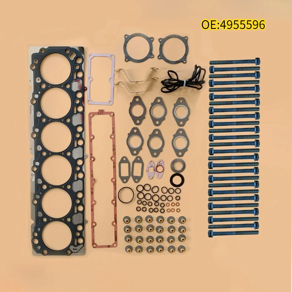 

For 4352145 Pakkingset cilinderkoppakking bovenste motor Geschikt voor Cummins ISX QSX 4955596 4089169 4955595