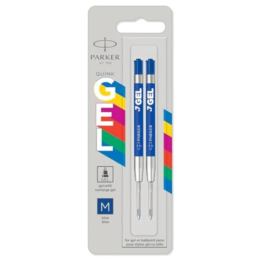 Jotter Originals Gel Pen Refills Smooth Gel Ink Refills Medium Tip 0.7mm 2 Count