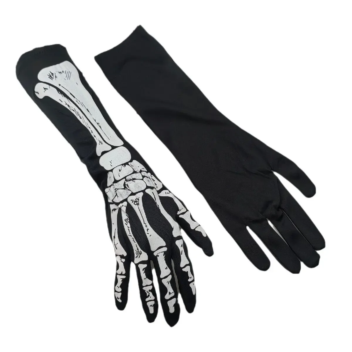 Guantes de esqueleto de Halloween, guantes convexos de viento oscuro para trucos, disfraz de Festival de fantasma de esqueleto