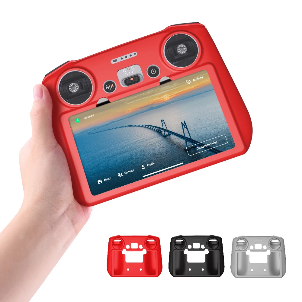 Silicone Case Cover for DJI Mini 3 Pro /Mavic 3/3 Classic Air 2S Remote Control Waterproof Protective Skin for DJI RC Accessory