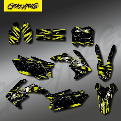 Imagen 2 del producto Para Honda CRF450R CRF450 2009-2012 CRF250R CRF250 2010- 2013 CRF 250 250R 450 450R pegatina de fondo gráfico