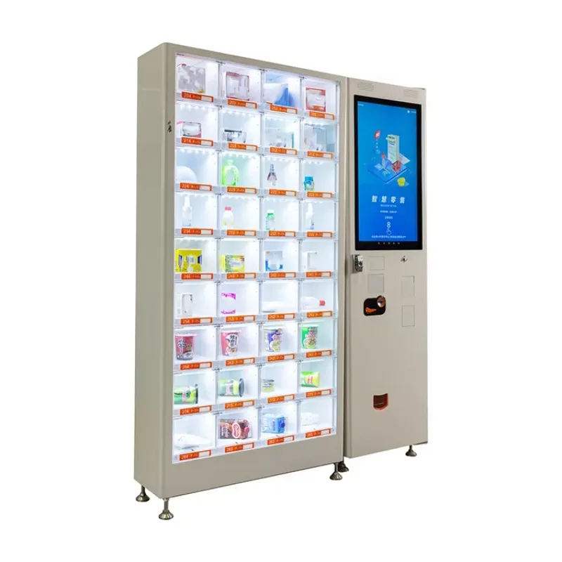 Custom Net format vending machine, suitable for fresh produce such as flowers, fruits, vegetables, eggs for streets, hospitals