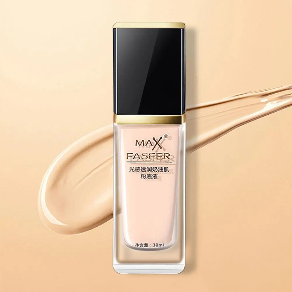 Lang anhaltende feuchtigkeit matte flüssige Gesichts grundierung vollständige Abdeckung Concealer White ning Oil Control Gesicht Basis Make-up