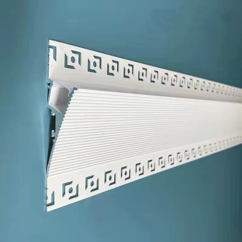

2M Surface Mounted Linear Light Waist LED Aluminum Profile For Bedroom Upward Top Corner Wall Washing Hard Bar Strip Lighting