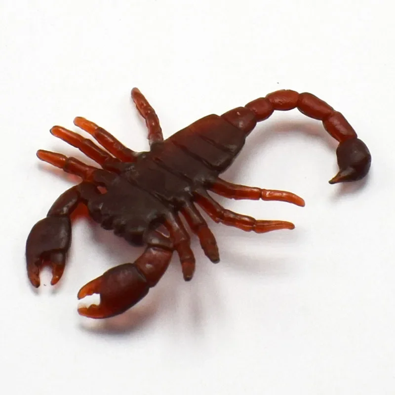 Simulação Scorpion Toy Para Halloween, Prank Terror, Modelo engraçado de Halloween, Dia da mentira, 10 unid, Dia da mentira