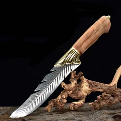 Handmade Kitchen Chef Knives Stainless Steel Meat Cleaver Boning Fish Knife Fruit Sashimi Vegetable Cutter Tools