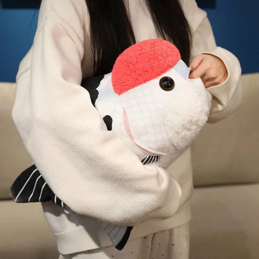 Lifelike Plush Simulated Ranchu Pillow PP Cotton Goldfish Shape Realistic Fish Plush Soft Fish Cushion Gift
