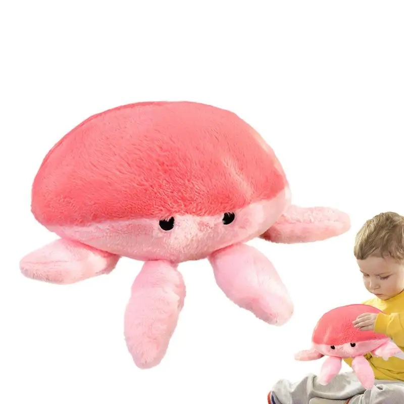 Cute Jellyfish Plush Sea Creature Stuffed Animal Stuffed Sea Animals Adorable Cute Pillows Soft Cuddly Decor For Shelf KidsRoom