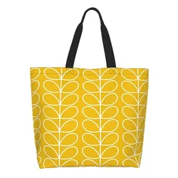 Kawaii Multistem Orla Kiely Shopping Tote Bag riutilizzabile metà secolo scandinavo fiore tela generi alimentari borsa Shopper a tracolla