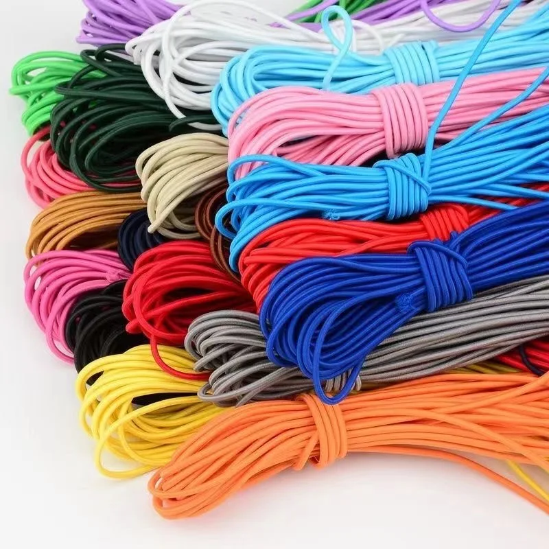 4meters/lot Stretchy Elastic String Cord Elastic Rope rubber band  Thread 2mm for DIY Jewelry Making Sewing Accessories