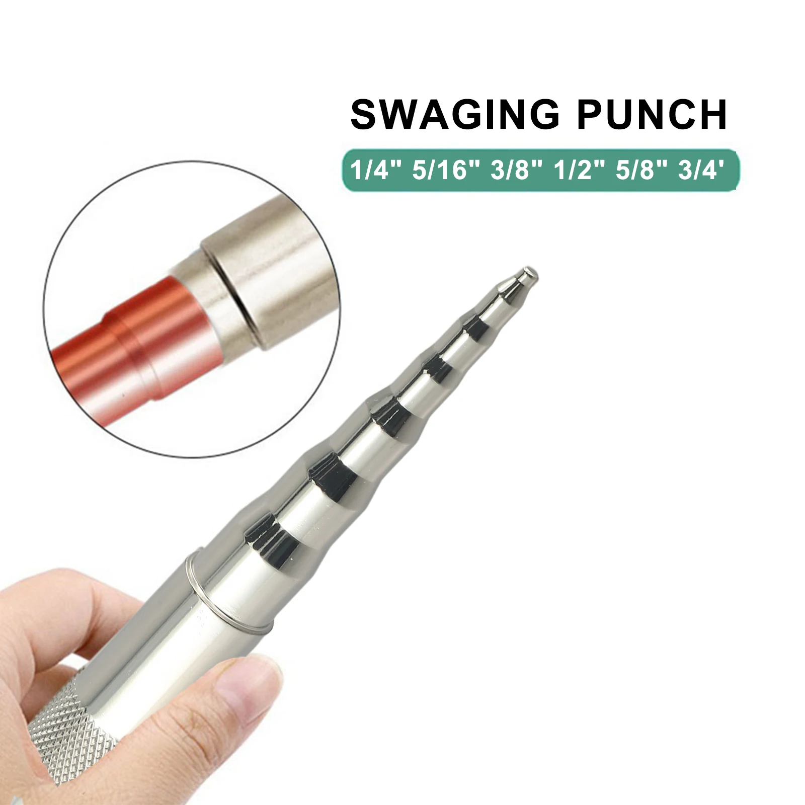 6 In 1 Pipe Expander Swaging Punch Secure Fittings Versatile Usage Compact And Lightweight Efficient Copper Tube Expansion