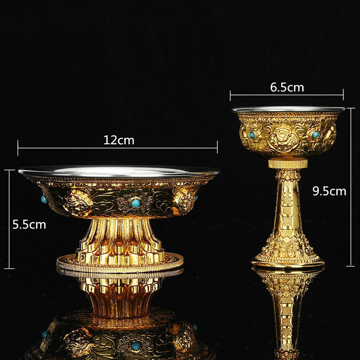 Tibetan Tibet Buddhist Mikky Offering Bowl Water Cup Divine Focus Cup