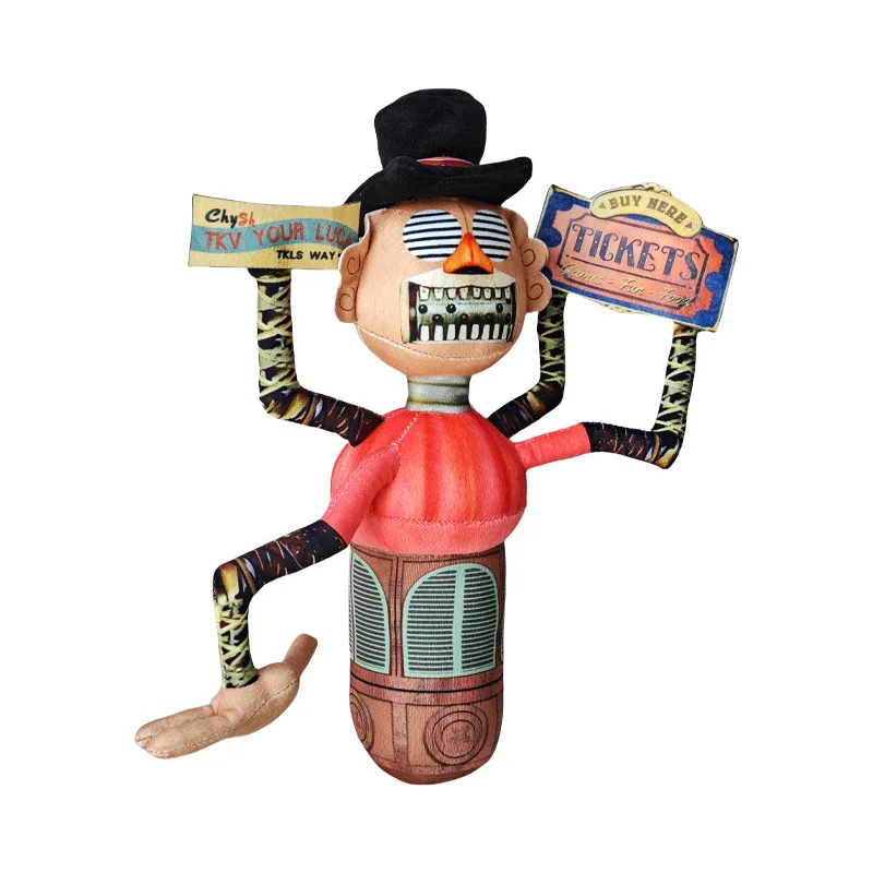 Anime FNAF el secreto del imitador peluche asustado Joker-juguete de peluche suave decoración de escritorio juego de terror regalo temático recuerdo de fiesta