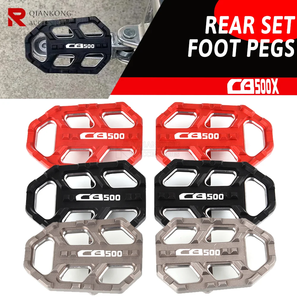 

For Honda CB500X CB500F CB400X NX500 NX400 CB 500X 500F 400X NX 500 2024 2025 Motorcycle Accessories Front Footpegs Foot Pegs