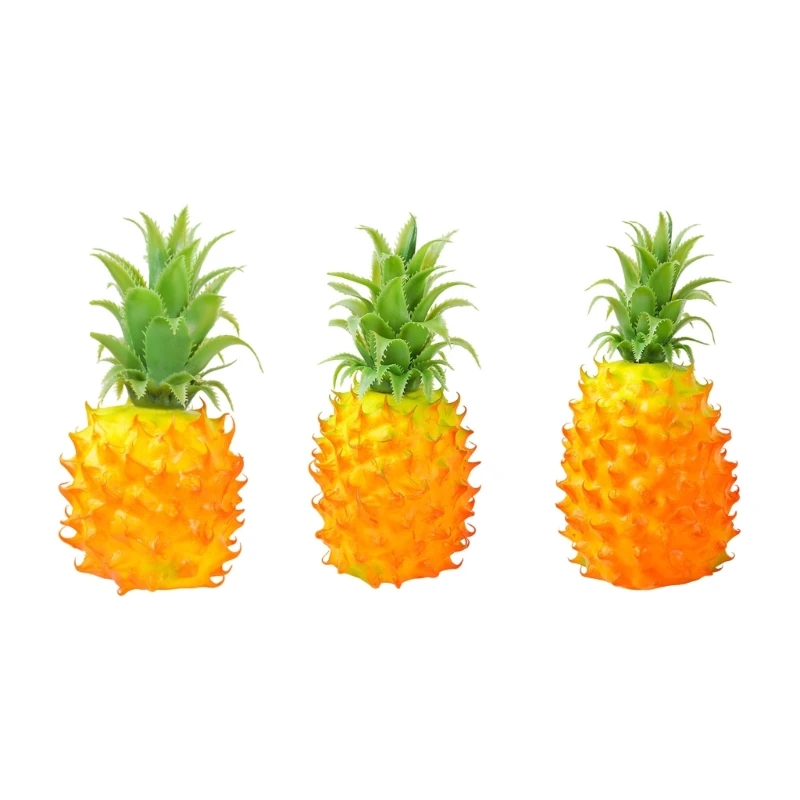 Künstliche Fruchtmodellsimulation, strukturierte Ananas-Dekoration für Schaufenster, Raumarrangements und Fotoszenen-Nutzung – Detail 1