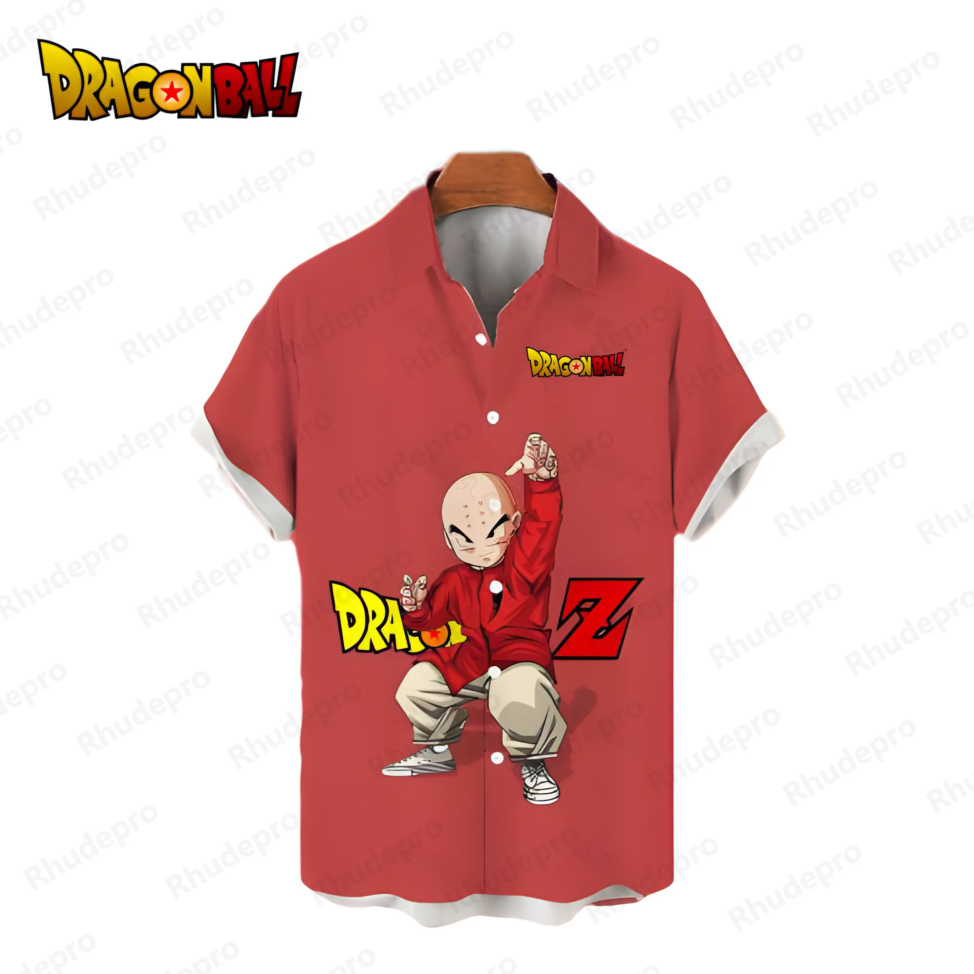 Men's Shirts Dragon Ball Z Vegeta Summer Super Saiya Tops Harajuku 2024 Anime Fashion Social Shirt Beach Style Goku Oversized