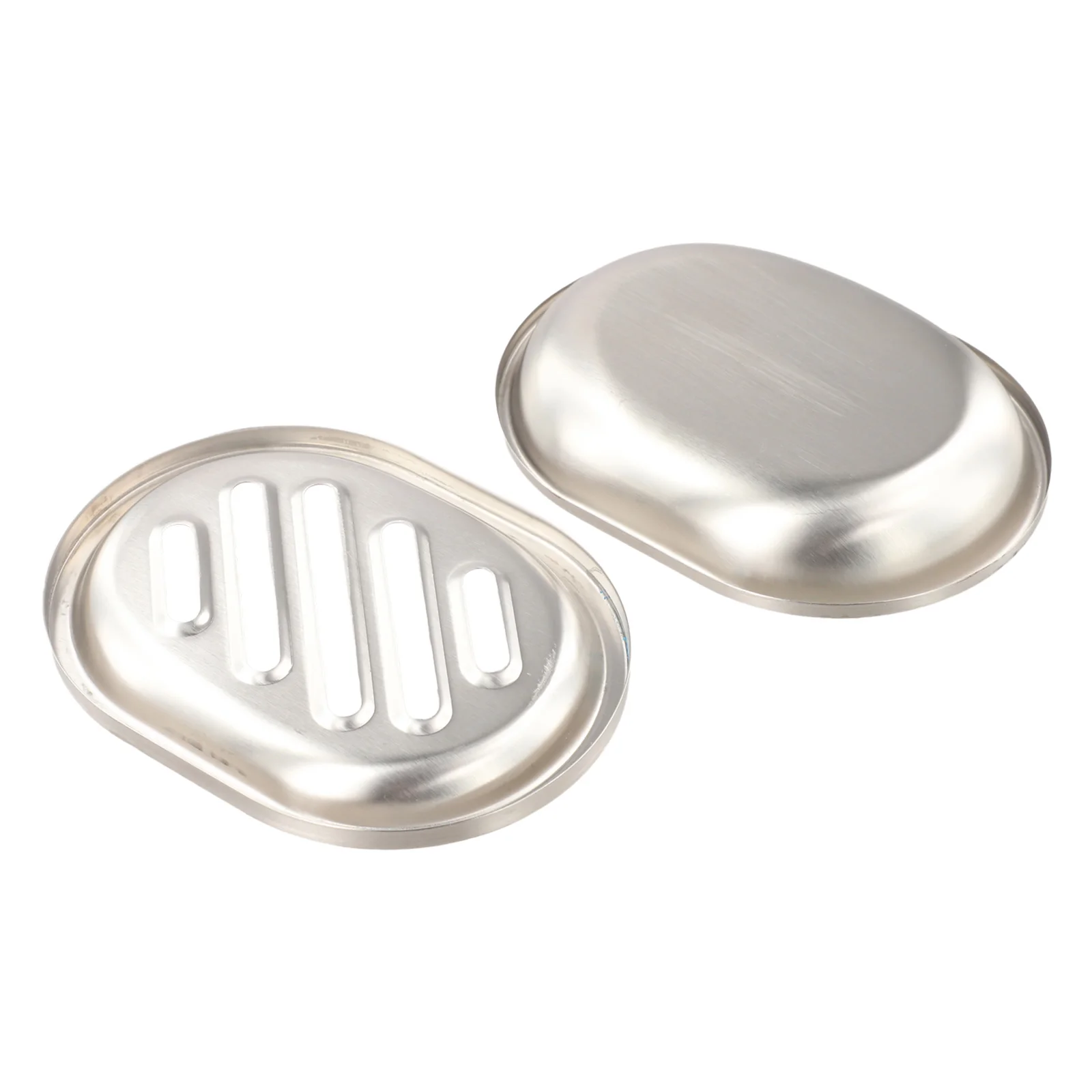 Space-saving Soap Box Stainless Steel Soap Dish Kitchen Storage Compact Design For Small Spaces Effortless Cleaning