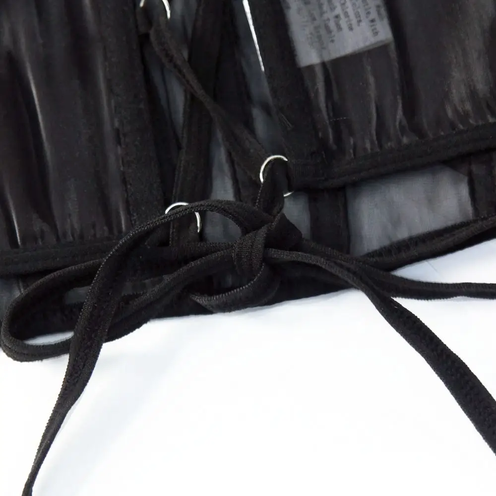 

Прозрачный утягивающий корсет-сетка с цепочкой для коррекции живота и талии, моделирующий фигуру