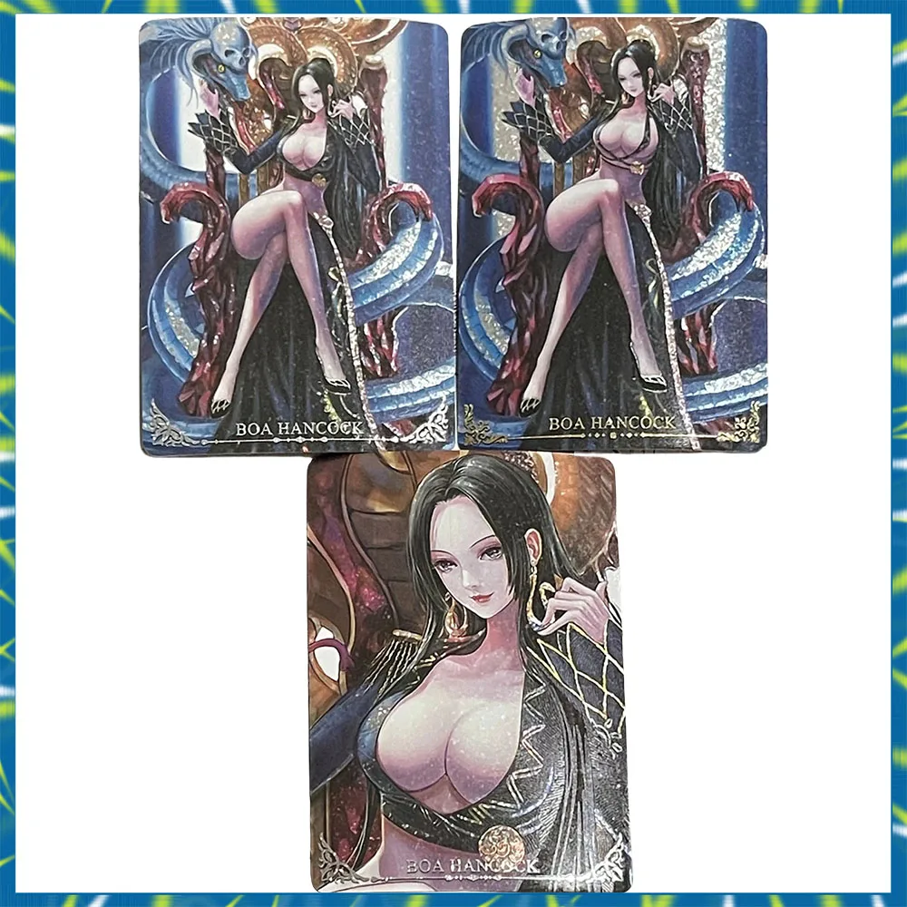 

ZXK Anime Goddess Story DIY ACG Foil Gilding Flash Card Boa Hancock Collection Game Toy Solitaire Christmas Birthday Present