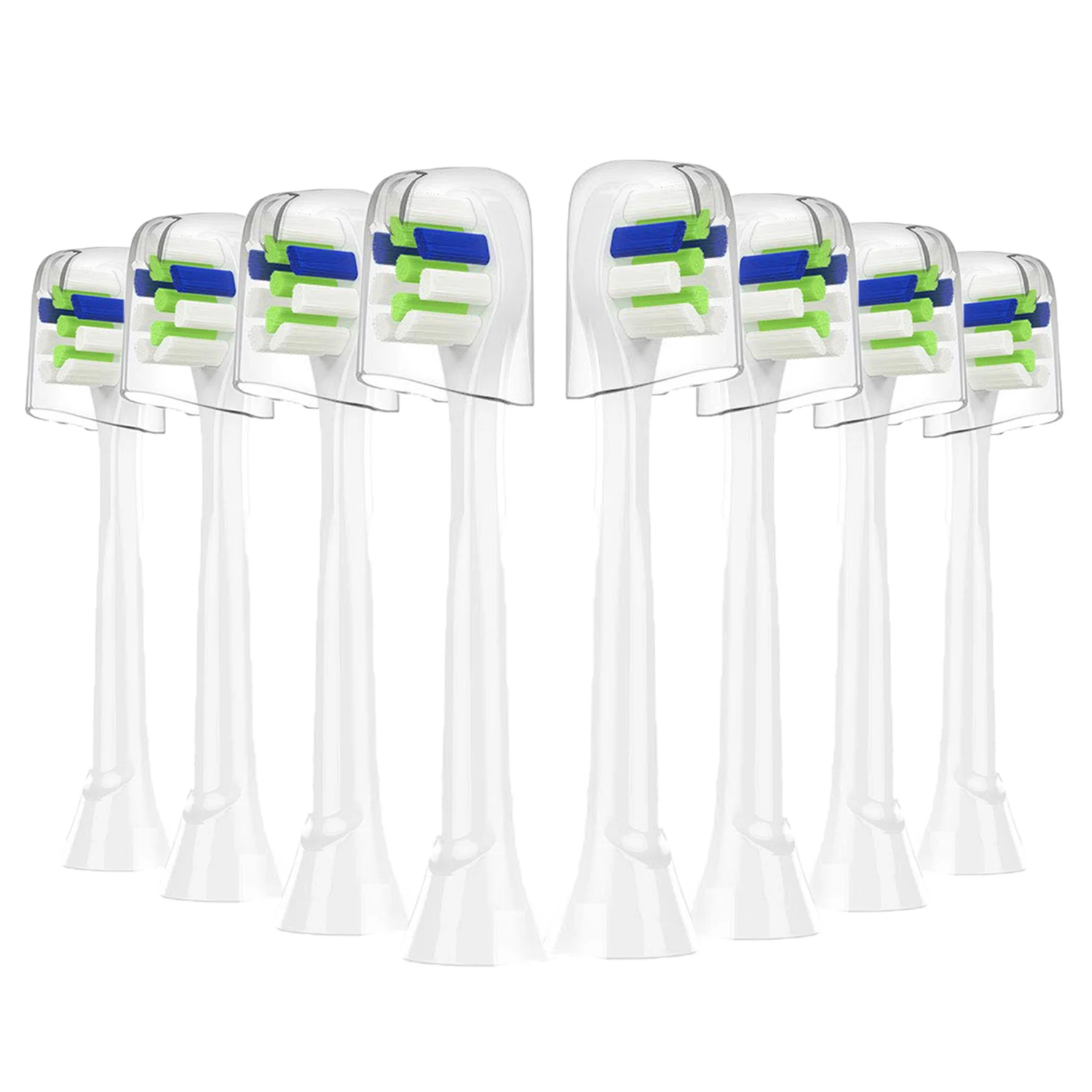 

Replacement Toothbrush Heads Compatible with Philips Soni-Care Plaque Control, Diamond-Clean, EasyClean, FlexCare, Mini Bristles