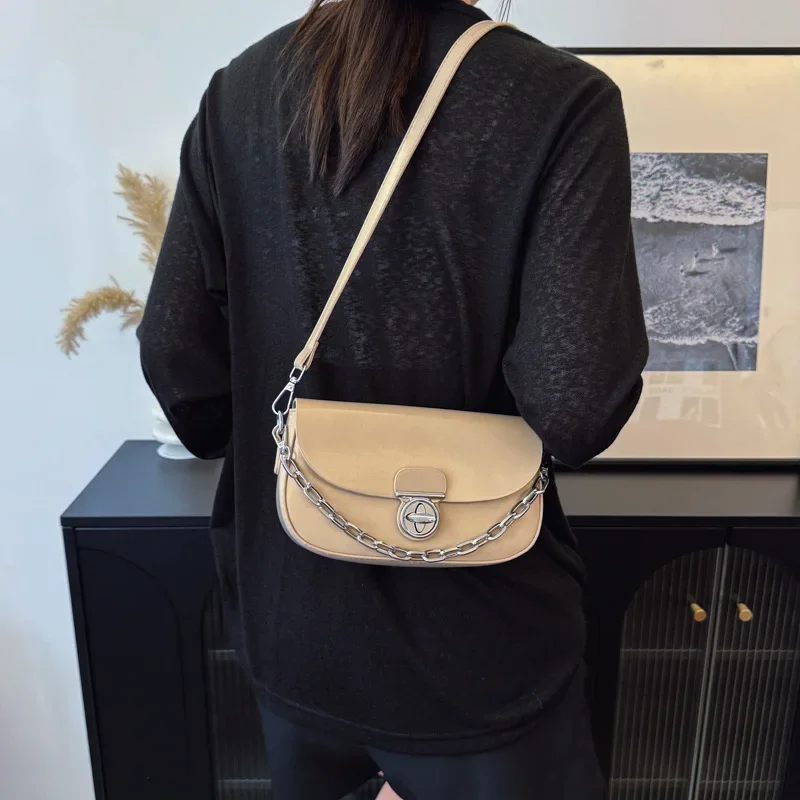 

2025 New Women's Crossbody Bag - Stylish Versatile Saddle Bag, Shoulder & Niche Fashion