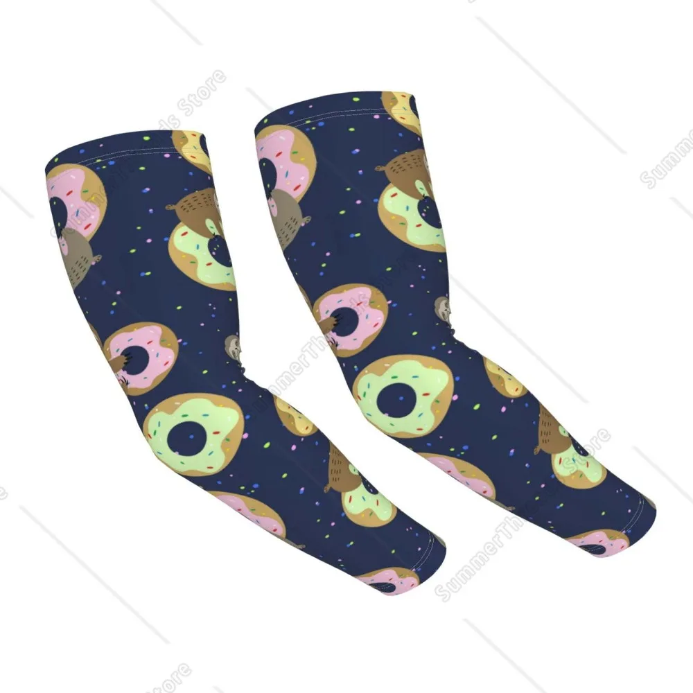 

Ленивец с пончиками Рукава для защиты от УФ-солнца — Охлаждающий компрессионный рукав — Спортивный и УФ-рукав для рук