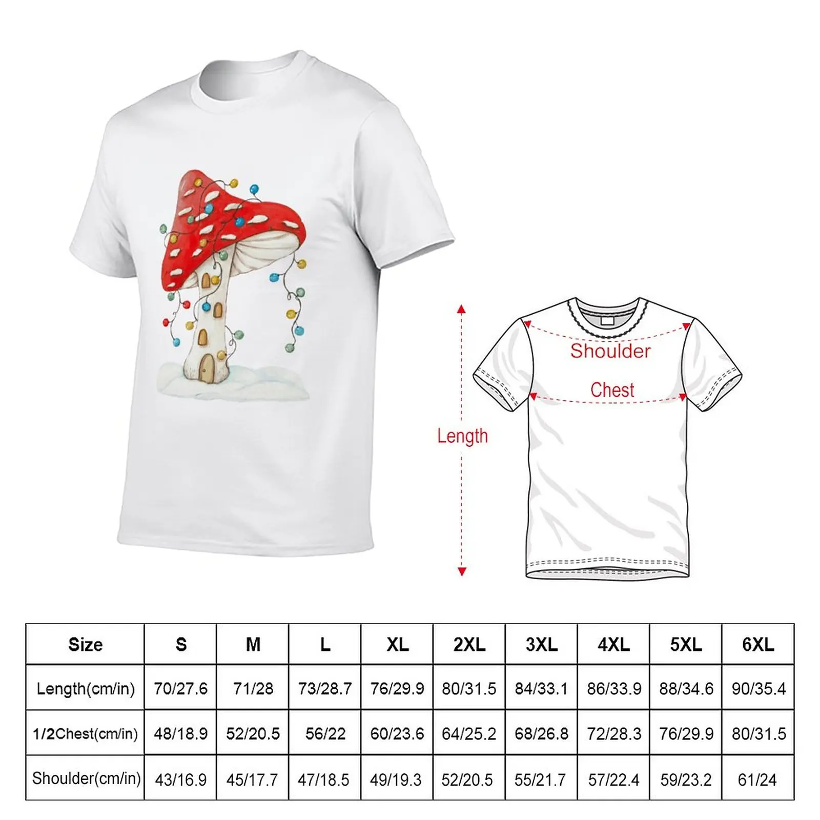 Festive Christmas Fly Agaric Ornament - Nature-Inspired Holiday Decor T-Shirt new edition t shirt mens t shirts