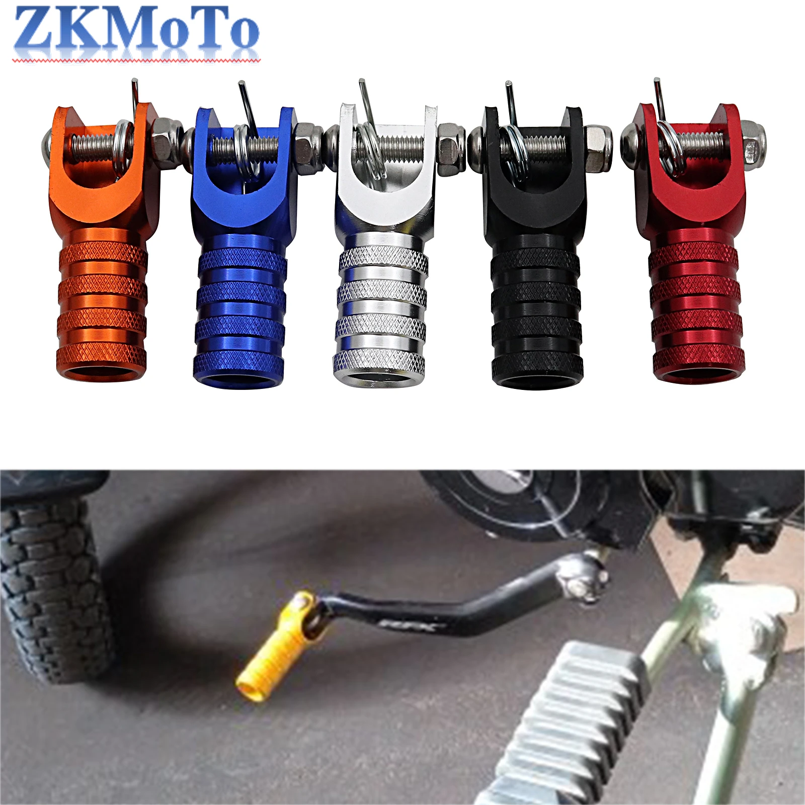 Billet Gear Shifter Shift Lever Tip Replacement For SX SXF EXC EXCF XCW XCF SMR CRF YZF WRF KXF KLX RMZ MX Enduro