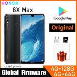 HONOR 8X MAX Smartphone Global firmware EMUI 8.2.0(Android 8.1)7.12 inches 5000mAh battery CPU Snapdragon 660 card used phone