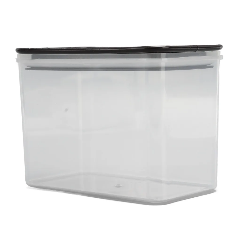 2PCS Durable pp Food Storage Container 500ml/1000ml Rectangular Cereal Container Sealed Container Modular Storage