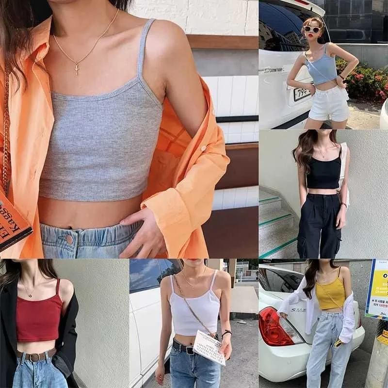 

Women's Sexy Casual Crop Top Tank Vest Cl Ethnic Sle Faionable Streetwear Summer ential Clothing