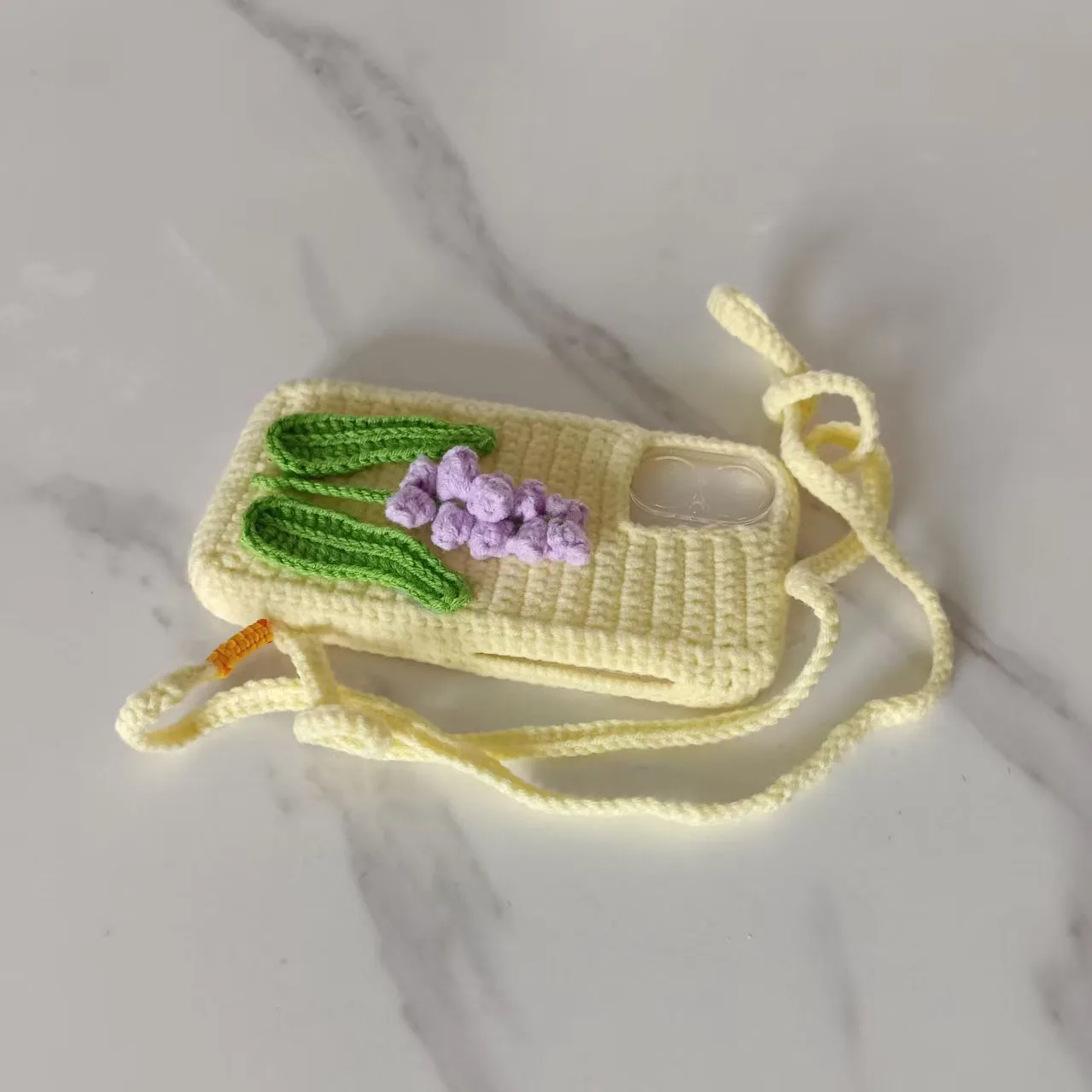 

Чехол для телефона ручной вязки с цветочным принтом, уникальный подарок на День святого Валентина, оригинальный дизайн, чехол для мобильного телефона