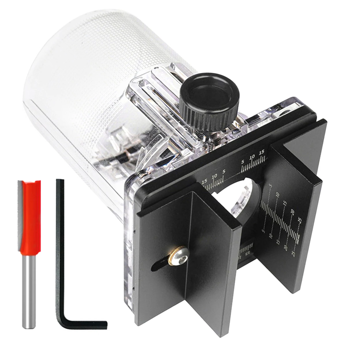 Compact Router Bracket Wood Palm Router Tool Cutting Palmming Base Electric Trimming Bracket for Slotting  65mm Trimming Machine