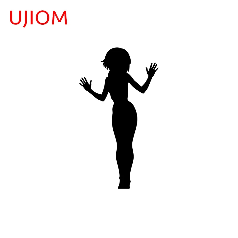 UJIOM Megumin Wall Sticker Standing Posture Waterproof Scratch-Proof Wardrobe Vinyl Decal Bathroom Wallpaper Home Decor