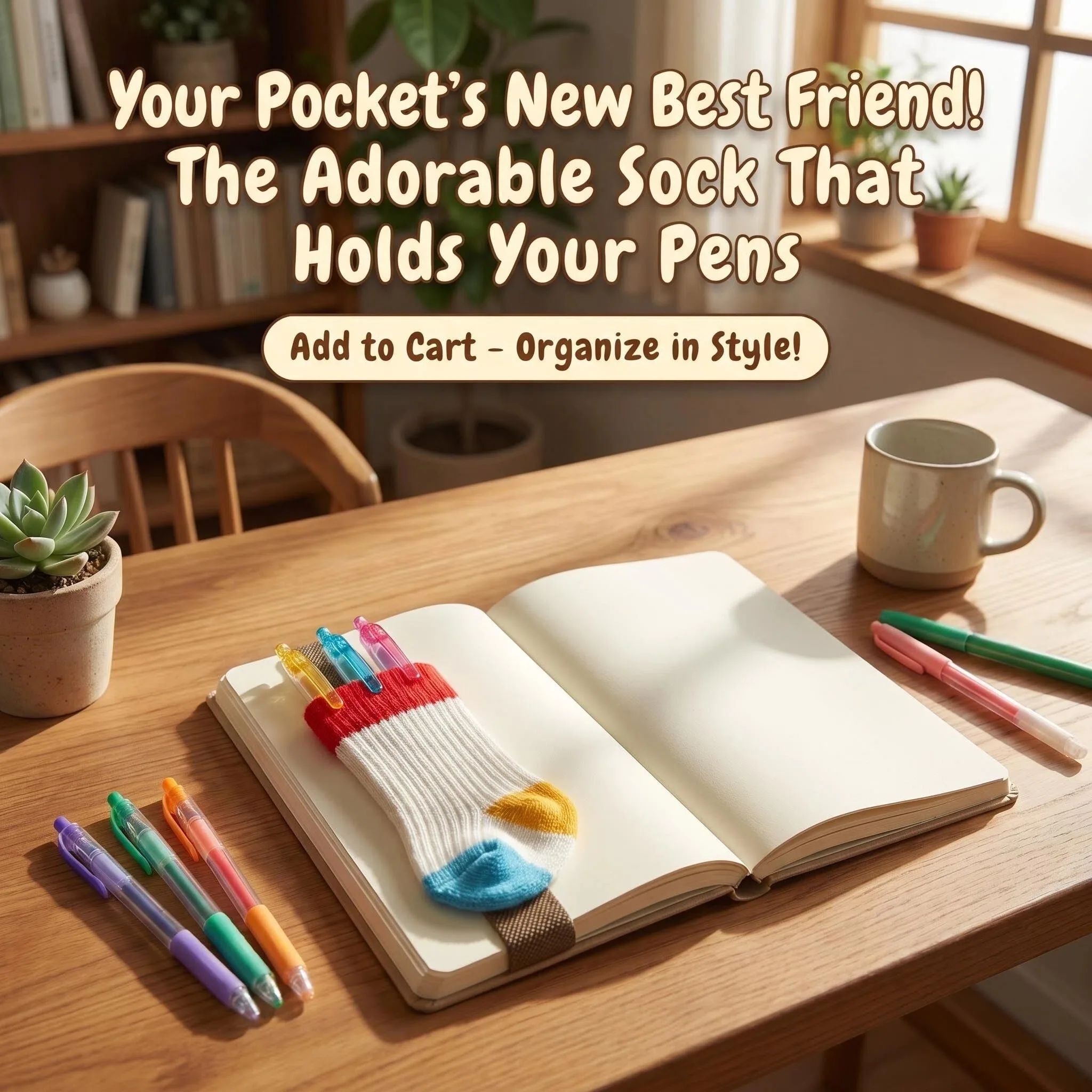 Cute Sock Shape Elastic Notebook Band Pencil Pouch Retro Japanese Stationery Pen Holder Elastic Binding Strap With Ruler Pen Bag
